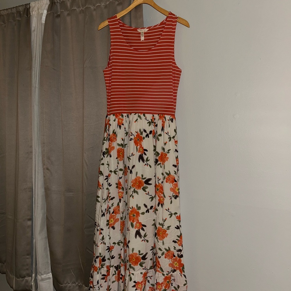 Matilda Jane Striped and Floral Maxi Dress